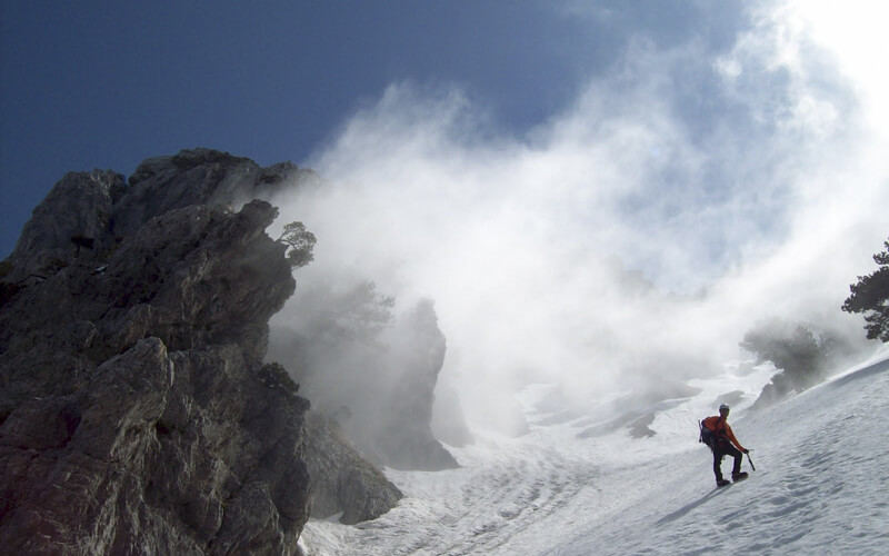 Montea, Canale nord nel Parco Nazionale del Pollino
