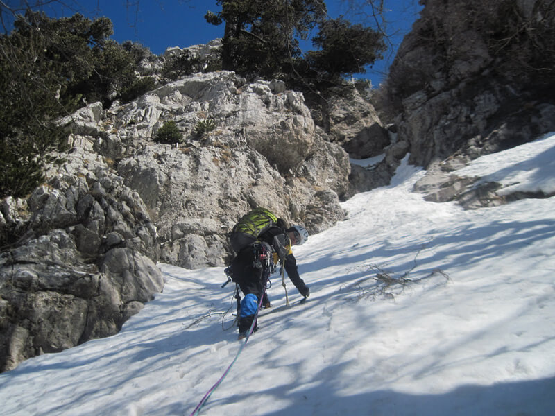 Alpinismo su ghiaccio - E i diavoli ballano sul monte Pollino
