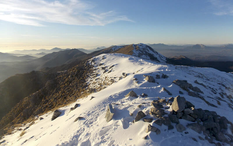 Monte Pollino cresta NO