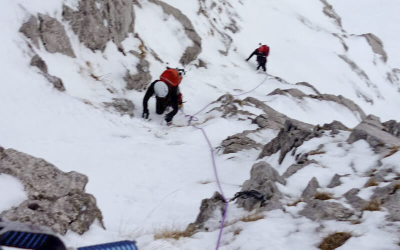 Psicologica via alpinistica Monte Pollino