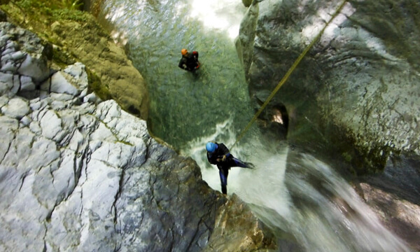 Canyoning e forre nel Parco del Pollino