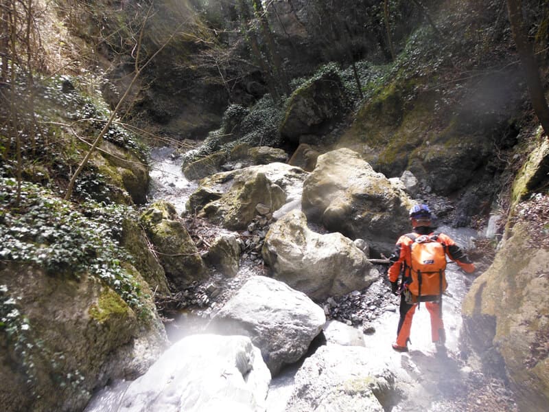 Gola del torrente Acqua della fame ©Antonio Calandra Escursioni