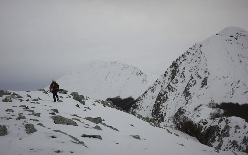 Escursione invernale Monte Alpi