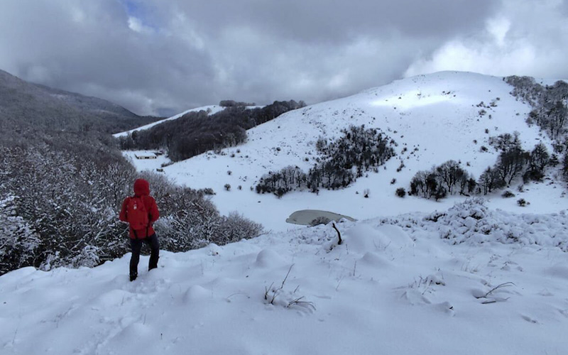 Escursione Piani di Masistro in ambiente innevato