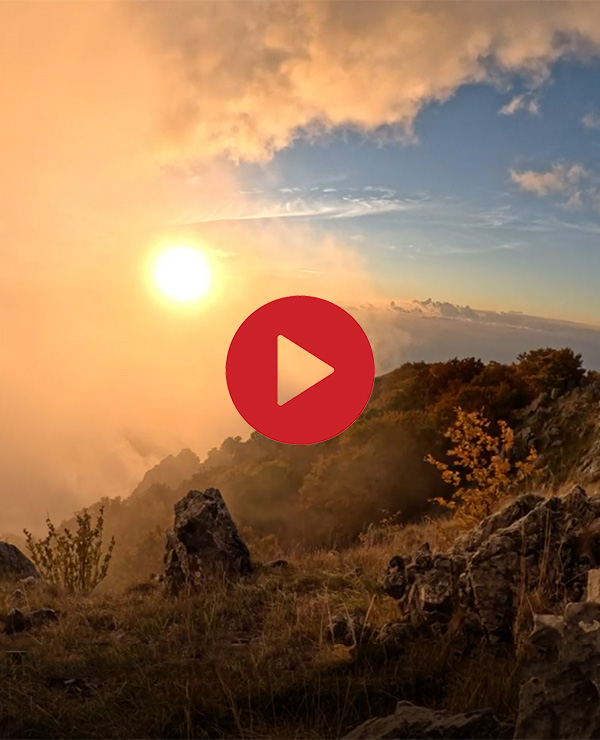 Tramonto dal Monte La Caccia Pollino &copy;Antonio Di Paola