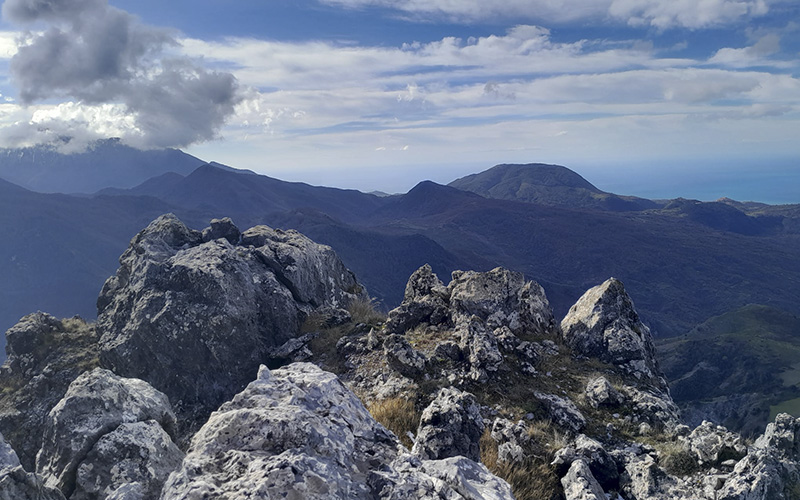 Vista del Monte Trincello nel Parco del Pollino