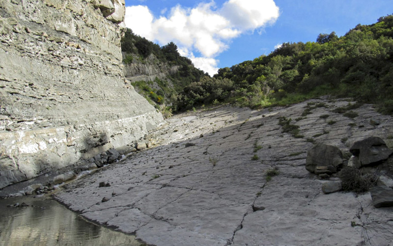 Vista panoramica delle Gole di Candela a Rotondella