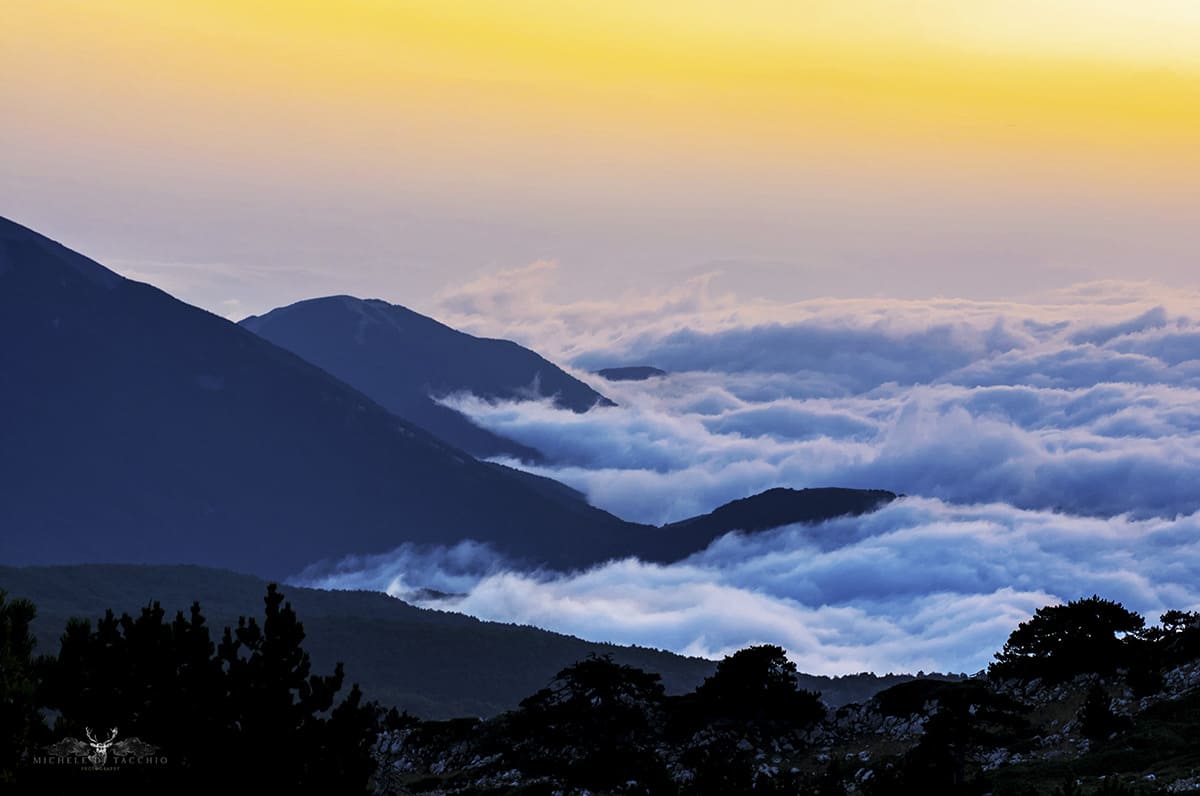 Serra di Crispo al tramonto &copy;Michele di Tacchio