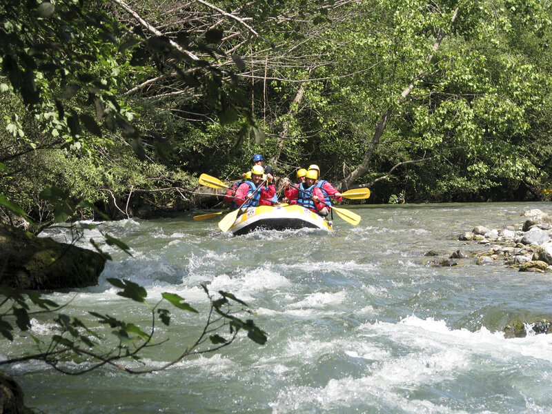 Rafting fiume Lao Parco Pollino