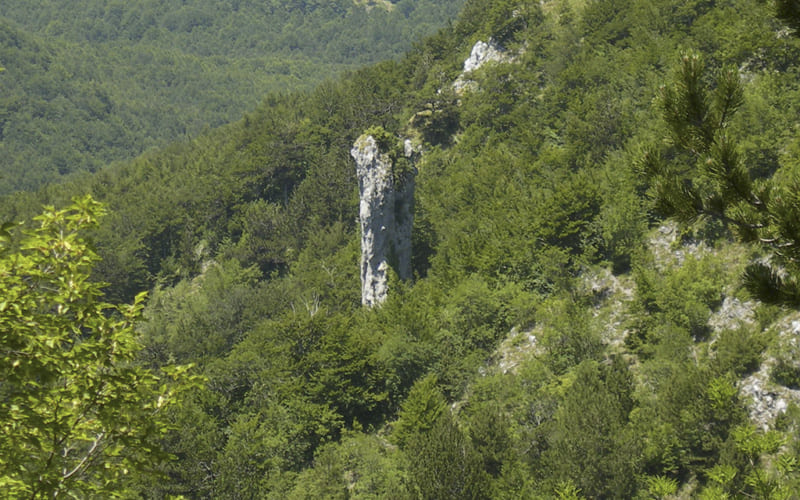Pietra Campanara, monolite nel Parco del Pollino ©Francesco Sallorenzo