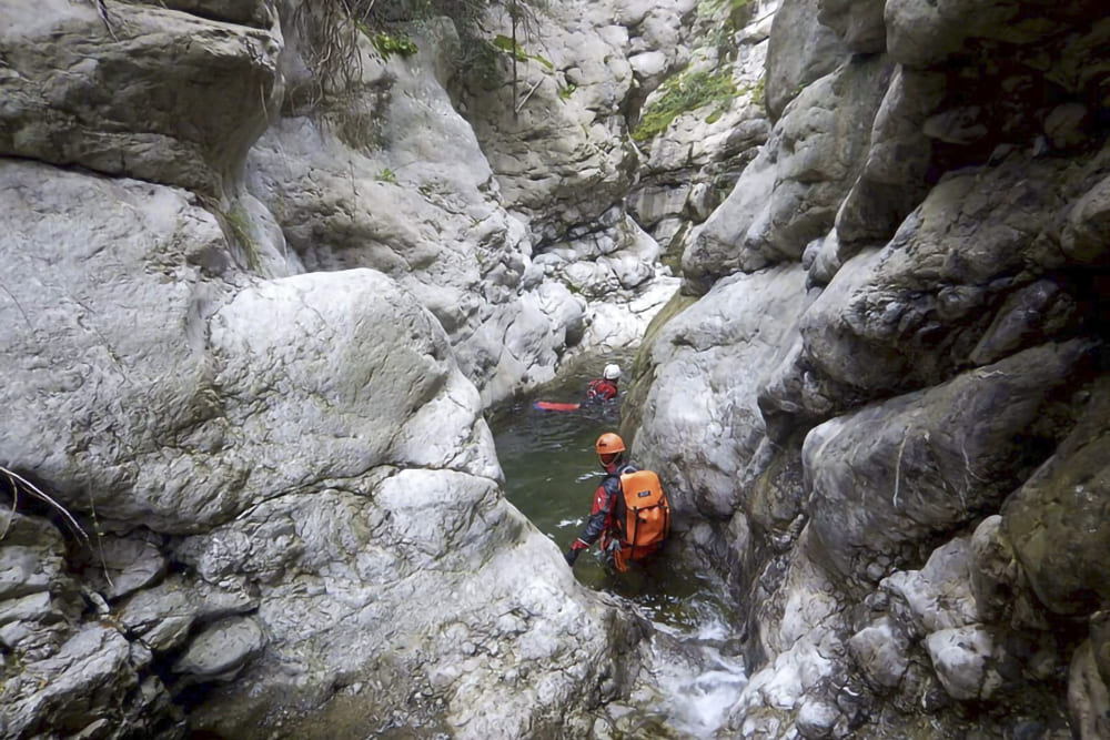 Canyoning e forre nel Parco del Pollino