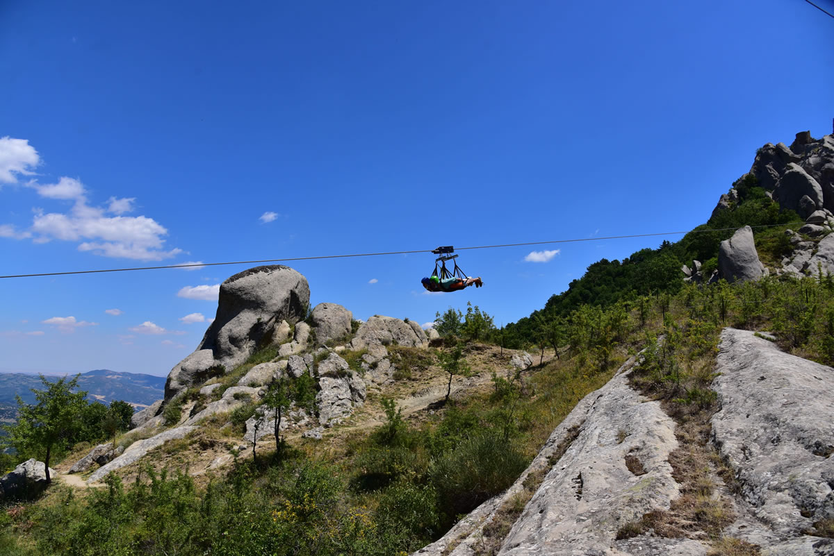 Volo dell'angelo, Dolomiti Lucane. Foto volodellangelo.com